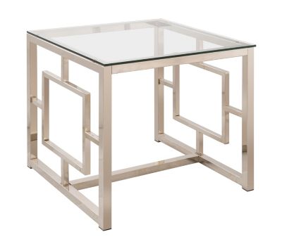 Coaster Home Furnishings - Ravenswood Contemporary End Table, Nickel