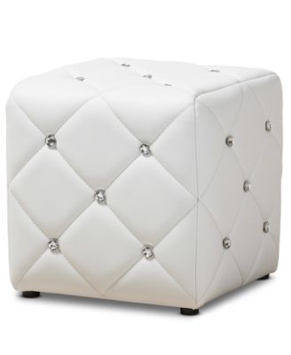 Baxton Studio - Stacey Ottoman, Quick Ship