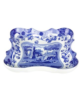 Spode - "Blue Italian" Devonia Tray, 9.5"