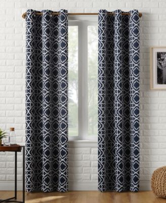 Sun Zero - Barnett Trellis Blackout Grommet Curtain Panel Collection