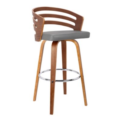 Armen Living - Jayden 26" Swivel Counter Stool, Quick Ship