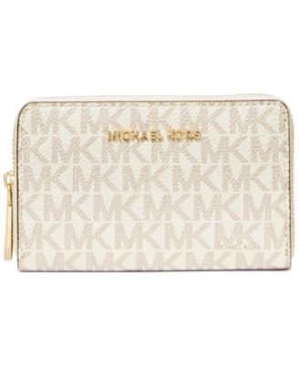 Michael Kors - Jet Set Leather Zip-Around Card Case