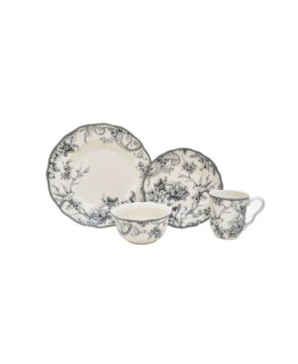 Adelaide Grey 16 Pc. Dinnerware Set, Service for 4 image