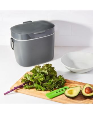 OXO - 1.75 Gallon Compost Bin, Charcoal