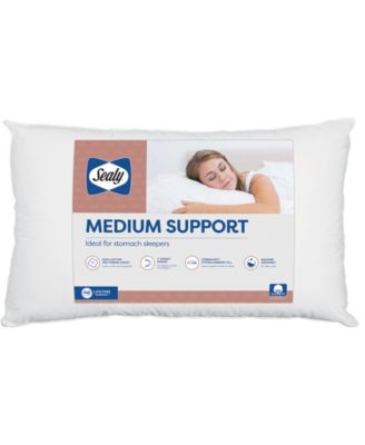 Medium Support Stomach Sleep Pillow, King image