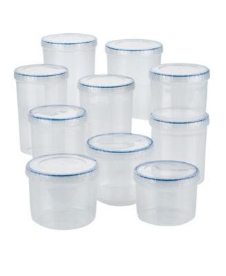 Lock n Lock - Easy Essentials 20-Pc. Twist Food Storage Containers, Created for Macy's