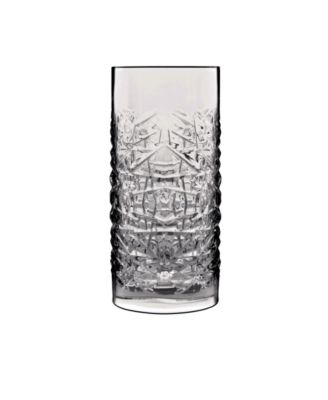 Mixology 16.25 Oz Textures Hi-Ball Glasses, Set of 4 image