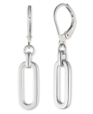 Ralph Lauren - Sterling Silver Link Drop Earring