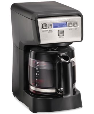 Hamilton Beach - 12-Cup Compact Programmable Coffee Maker