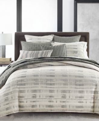 Hotel Collection - Broken Stripe Comforter, Created for Macy's