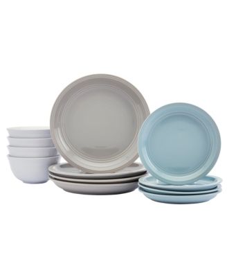 Farmhouse Multicolor  12 Pc. Dinnerware Set, Service for 4 image
