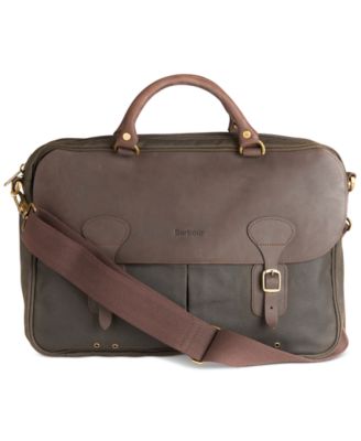 Barbour - Men's Waxed Briefcase