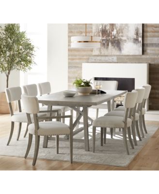 Bernhardt - Albion 9-pc. Dining Set (Rectangular Table, 6 Side Chairs, and 2 Arm Chairs)