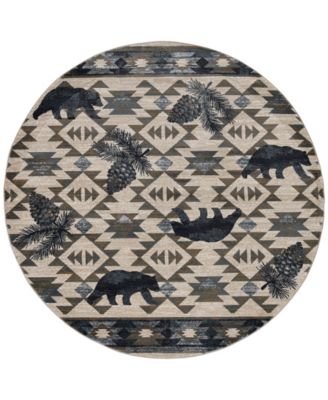 Chester 5634 7'10" x 7'10" Round Area Rug image