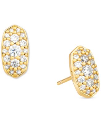 Kendra Scott - Gold-Tone Crystal Grayson Stud Earrings