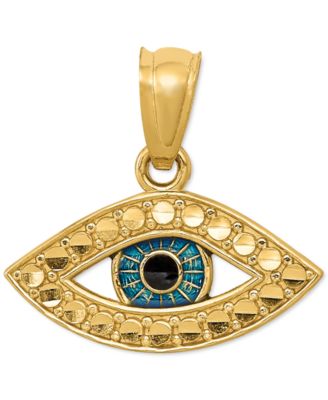 Macy's - 14k Gold Charm, Evil Eye Charm