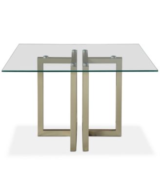 Furniture - Emila 48" Square Glass Mix and Match Dining Table