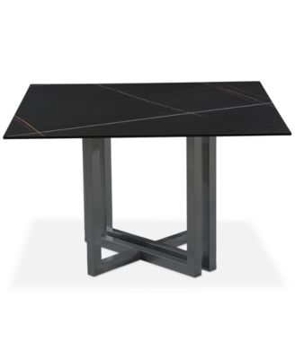 Furniture - Emila 48" Square Sintered Stone Mix and Match Dining Table