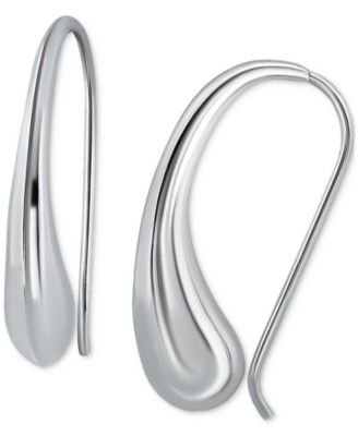 Giani Bernini - Polished Polished Teardrop Threader Earrings