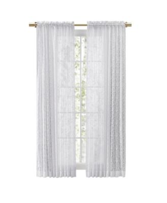 Woven Lace Rod Pocket w/Header Panel 54"W x 84"L image