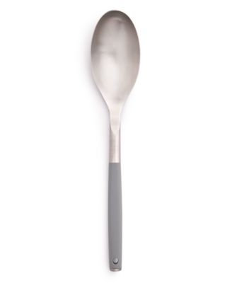 The Cellar - Stainless Steel Head Silicone Handle Solid Spoon