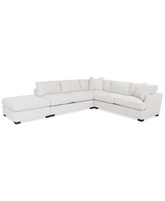 CLOSEOUT! Nightford 143" 4-Pc. Fabric L Sectional, Created for Macy's image