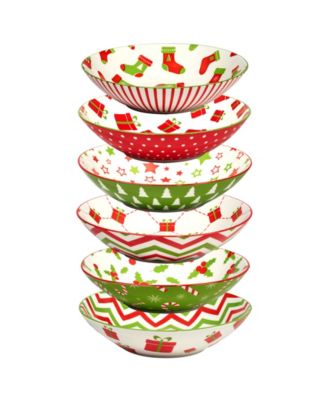 Holiday Fun Soup Bowls, Set of 6 image