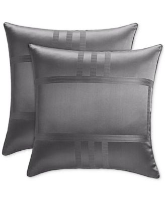 Structure Charcoal 2-Pc. Sham Set, European, Exclusively at Macy’s image