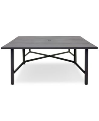 Agio - Astaire 64" Square Outdoor Slat Top Dining Table