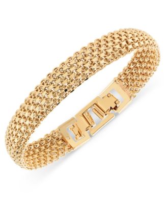 On 34th - Linked Mesh Multi-Row Flex Bracelet