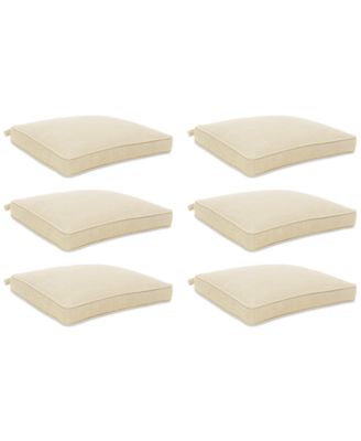  Replacement Outdoor Dining Cushion, Set of 6, Created for Macy's image