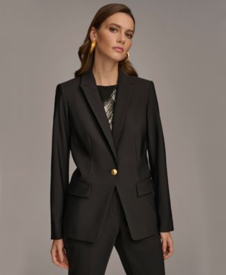 Donna Karan New York - Women's One Button Blazer