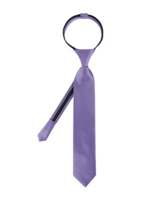 Calvin Klein - Big Boys Solid Vellum Zipper Necktie