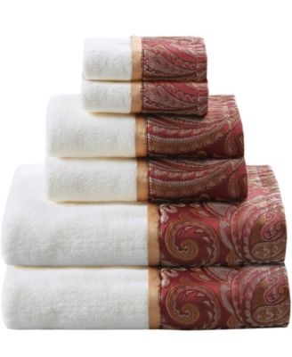 Madison Park - Aubrey 6-Pc Jacquard Towel Set