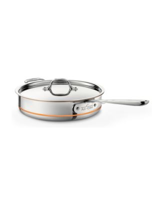 All-Clad - Copper Core 3-Quart Covered Saut&eacute; Pan