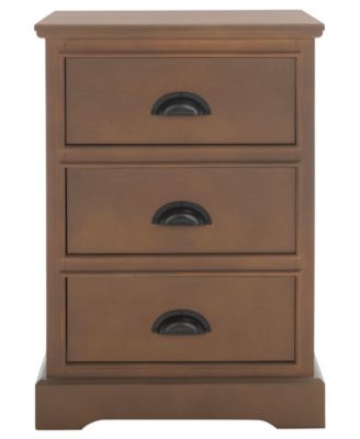 Safavieh - Griffin 3-Drawer Side Table, Quick Ship