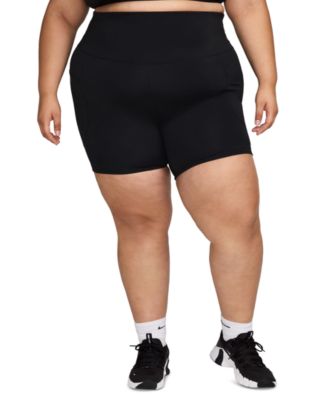 Nike - Plus Size One High-Waisted 8" Biker Shorts