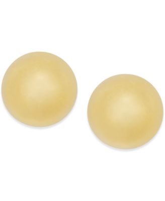 Macy's - Polished Ball Stud Earrings in 10k Gold
