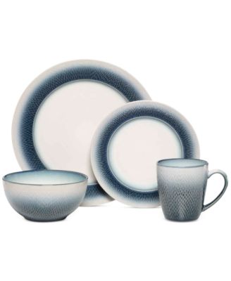 Pfaltzgraff - Stoneware 16-Pc. Eclipse Blue Dinnerware Set