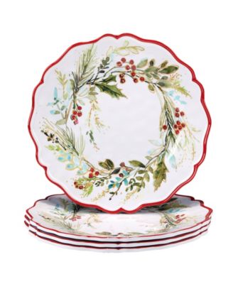 Christmas Gatherings Dinner Plates, Set of 4 image