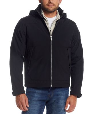 Weatherproof - Men's Flex Tech Hooded Shirt Jacket