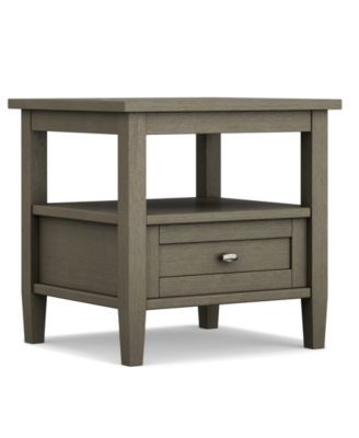 Simpli Home - Warm Shaker End Table