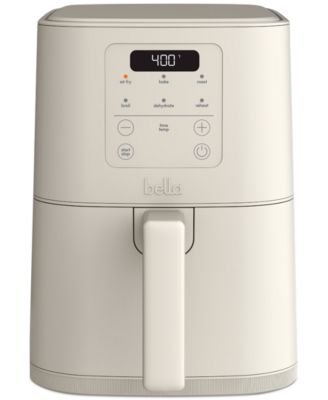 Bella - 4 Qt. Long-Basket Nonstick Air Fryer
