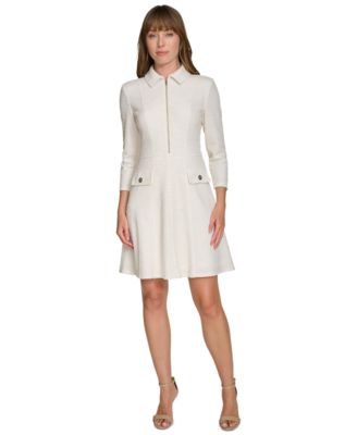 Tommy Hilfiger - Petite Sparkle Boucl&eacute; Shift Dress