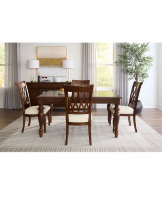 Macy's - Daria 5 Pc. Dining Set (Rectangular Table & 4 Side Chairs)