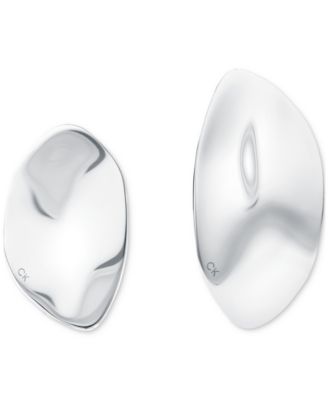 Calvin Klein - Stainless Steel 2-Pc. Set Logo Structural Drop Earrings