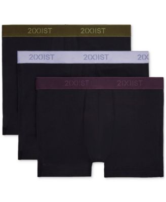 2(x)ist - Men's Essential No-Show Trunks 3-Pack