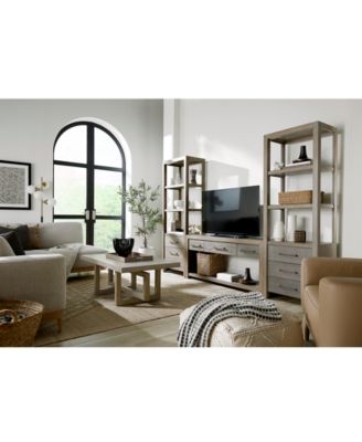 Macy's - 80" Wood Portmore Console Tv Stand