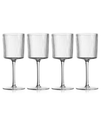 Sullivan Street Fluted Red Wine Glasses, Set of 4 image