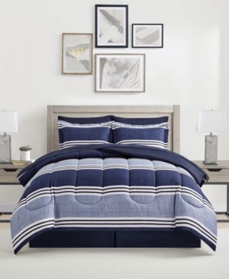 Macy's - Aiden Striped Comforter Set